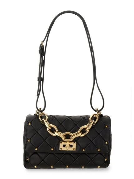 Valentino Garavani ROCKSTUD SPIKE SHOULDER BAG SMALL
