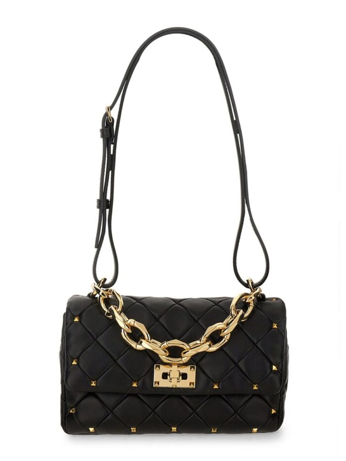Valentino Garavani ROCKSTUD SPIKE SHOULDER BAG SMALL