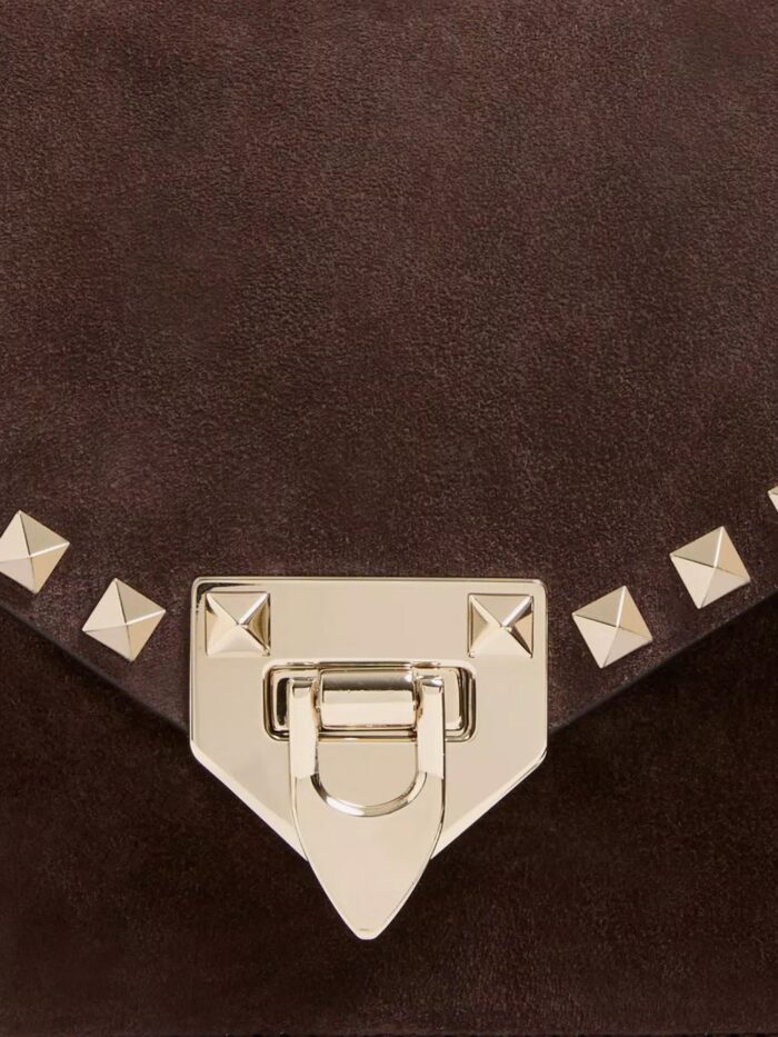 Valentino Garavani Rockstud Suede Crossbody Bag