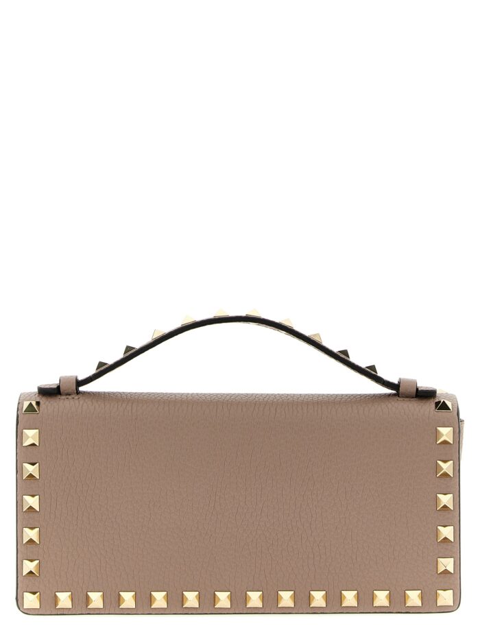 valentino garavani 'rockstud' wallet on chain Valentino Garavani 'Rockstud' Wallet On Chain