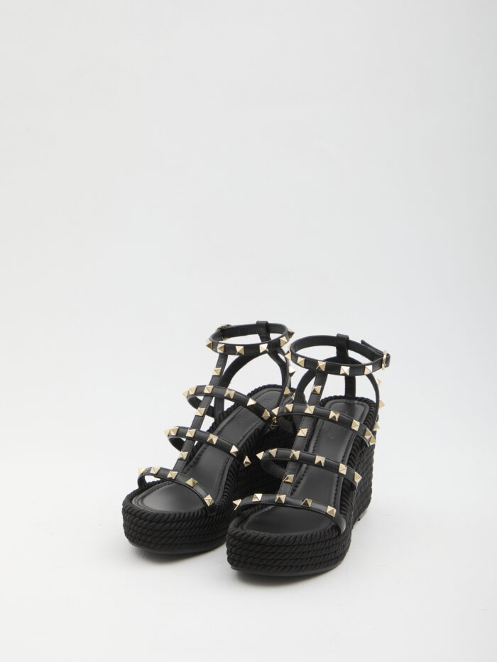 Valentino Garavani Rockstud wedge sandal
