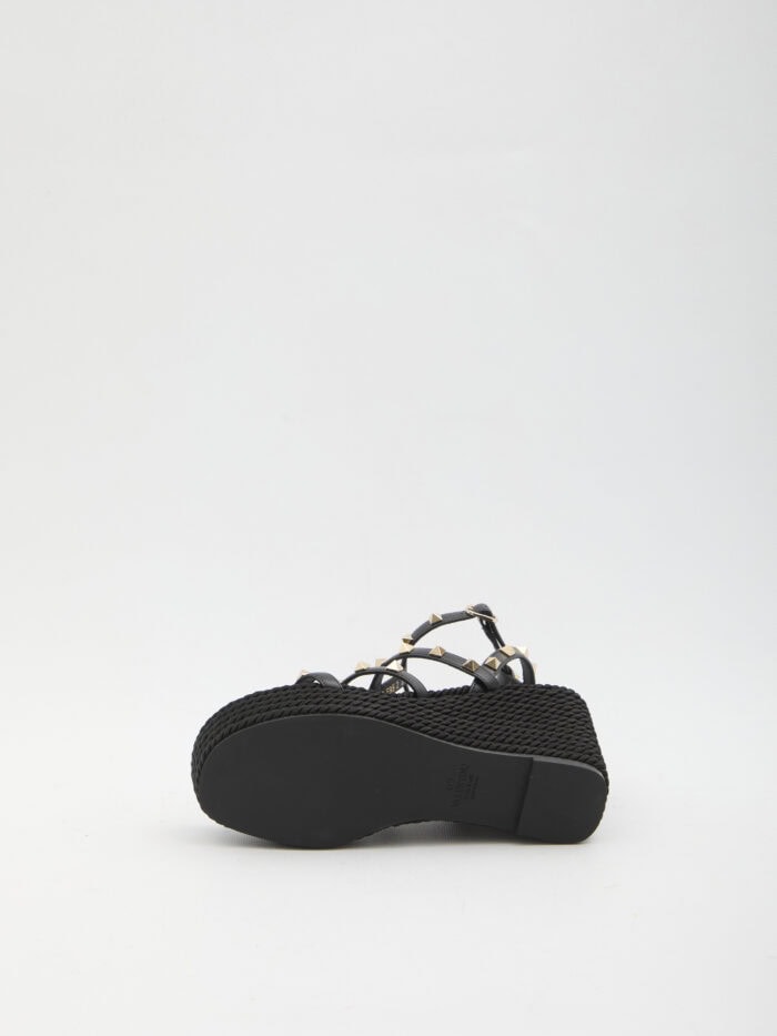 Valentino Garavani Rockstud wedge sandal