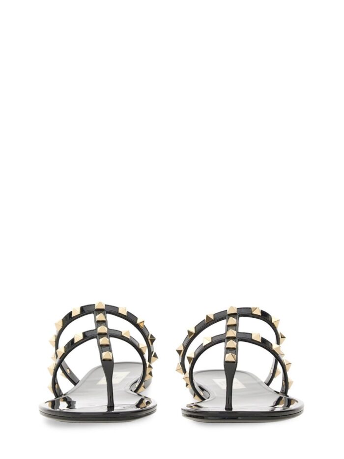 Valentino Garavani RUBBER "ROCKSTUD" LOW SANDAL
