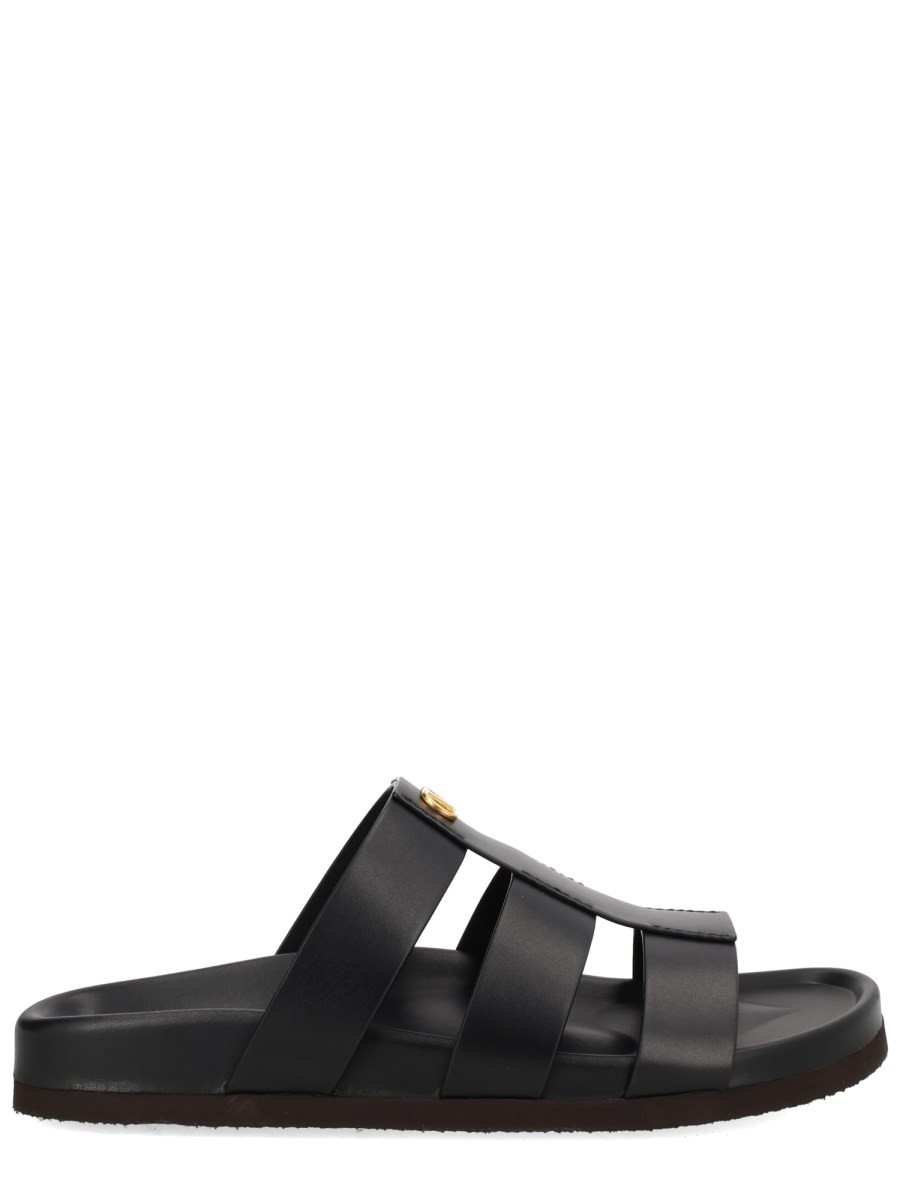 Valentino Garavani SANDALO SLIDE "STUDSHIELD"