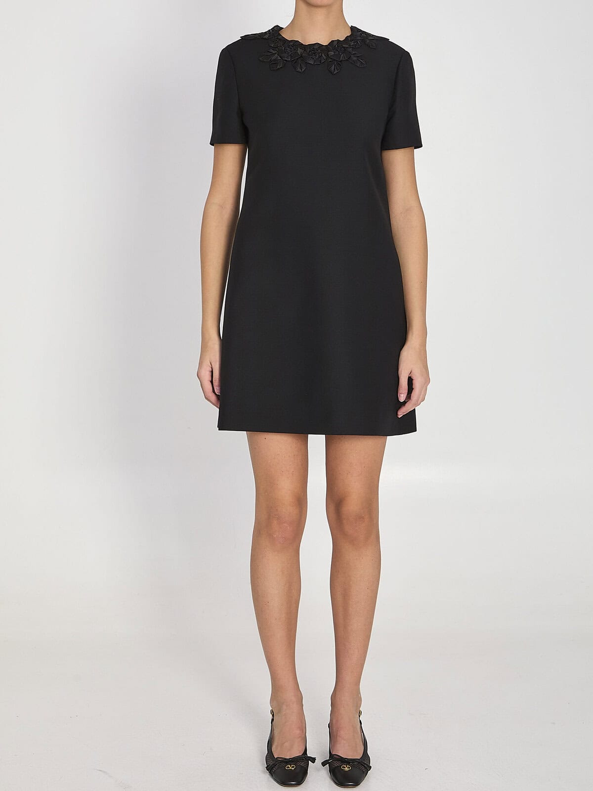 Valentino Garavani Short dress with embroidery