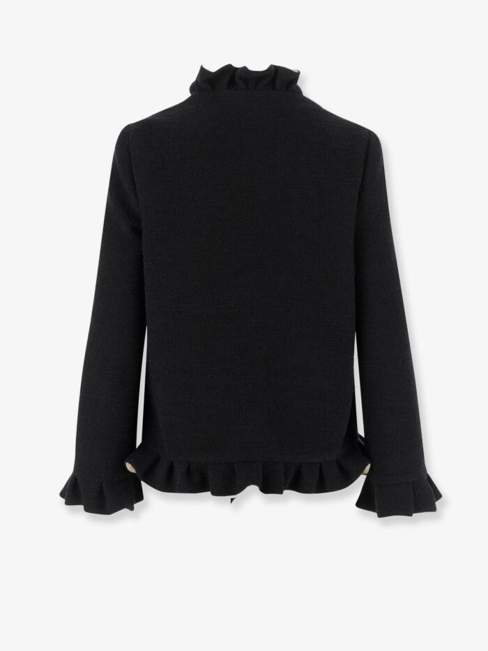 Valentino Garavani Silk Blazer With Frontal Knot