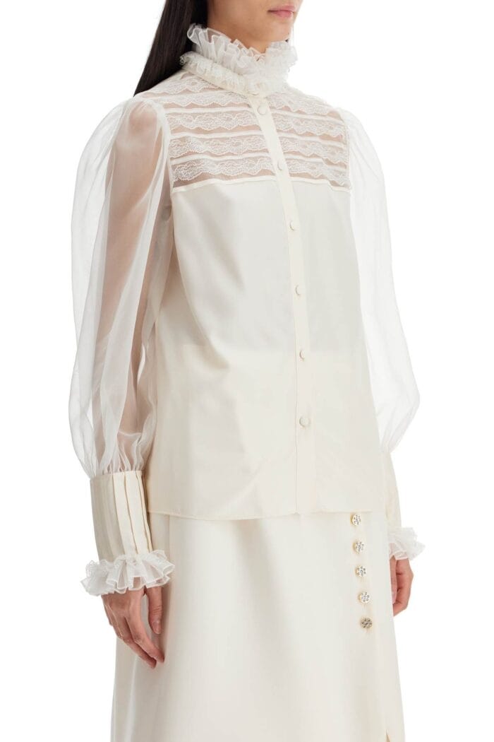 VALENTINO GARAVANI Silk Blouse With Ruffles