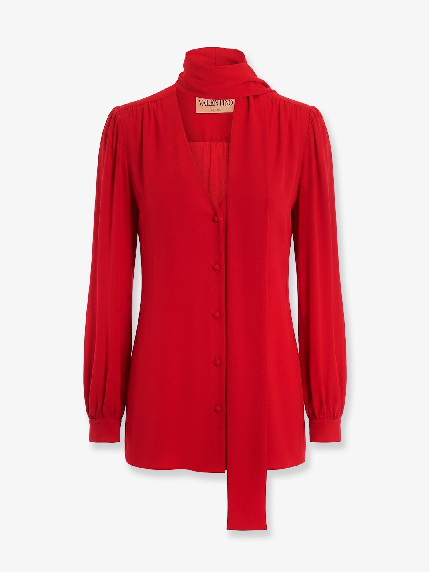 Valentino Garavani Silk Shirt With Bow