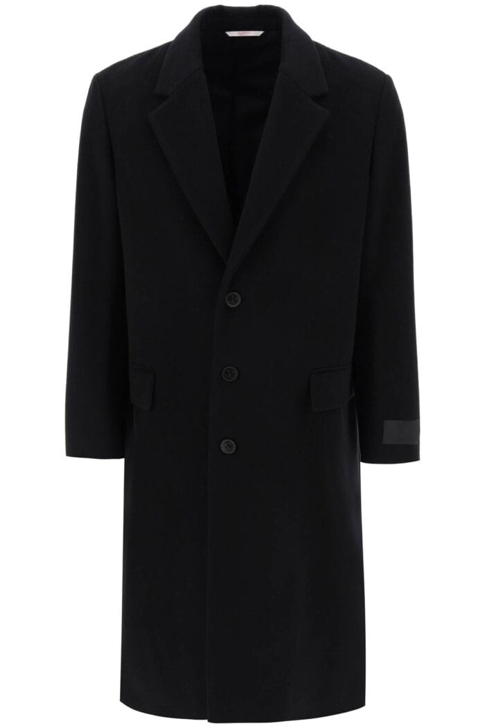 Valentino Garavani Single-breasted Wool Coat