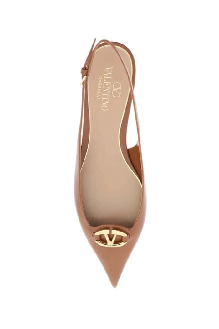 VALENTINO GARAVANI Slingback Vlogo Ballerina