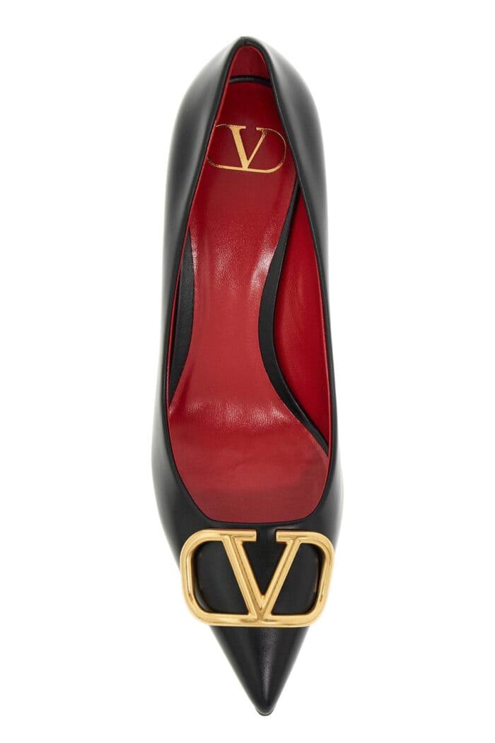 VALENTINO GARAVANI Smooth Leather Vlogo Signature Dcollet