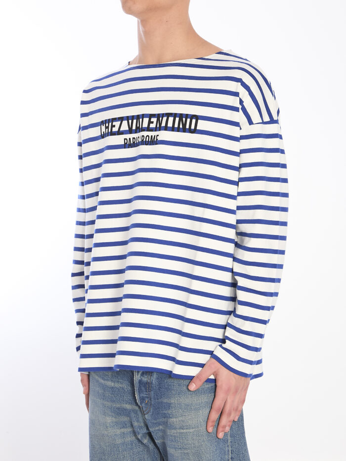 Valentino Garavani Striped Chez Valentino t-shirt