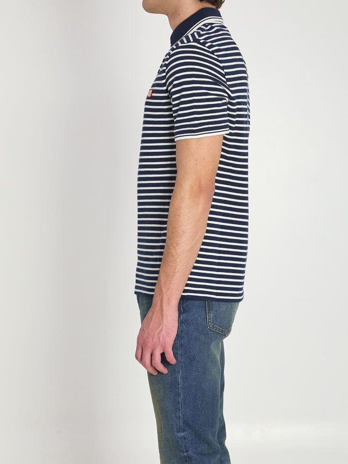 Valentino Garavani Striped pique polo shirt