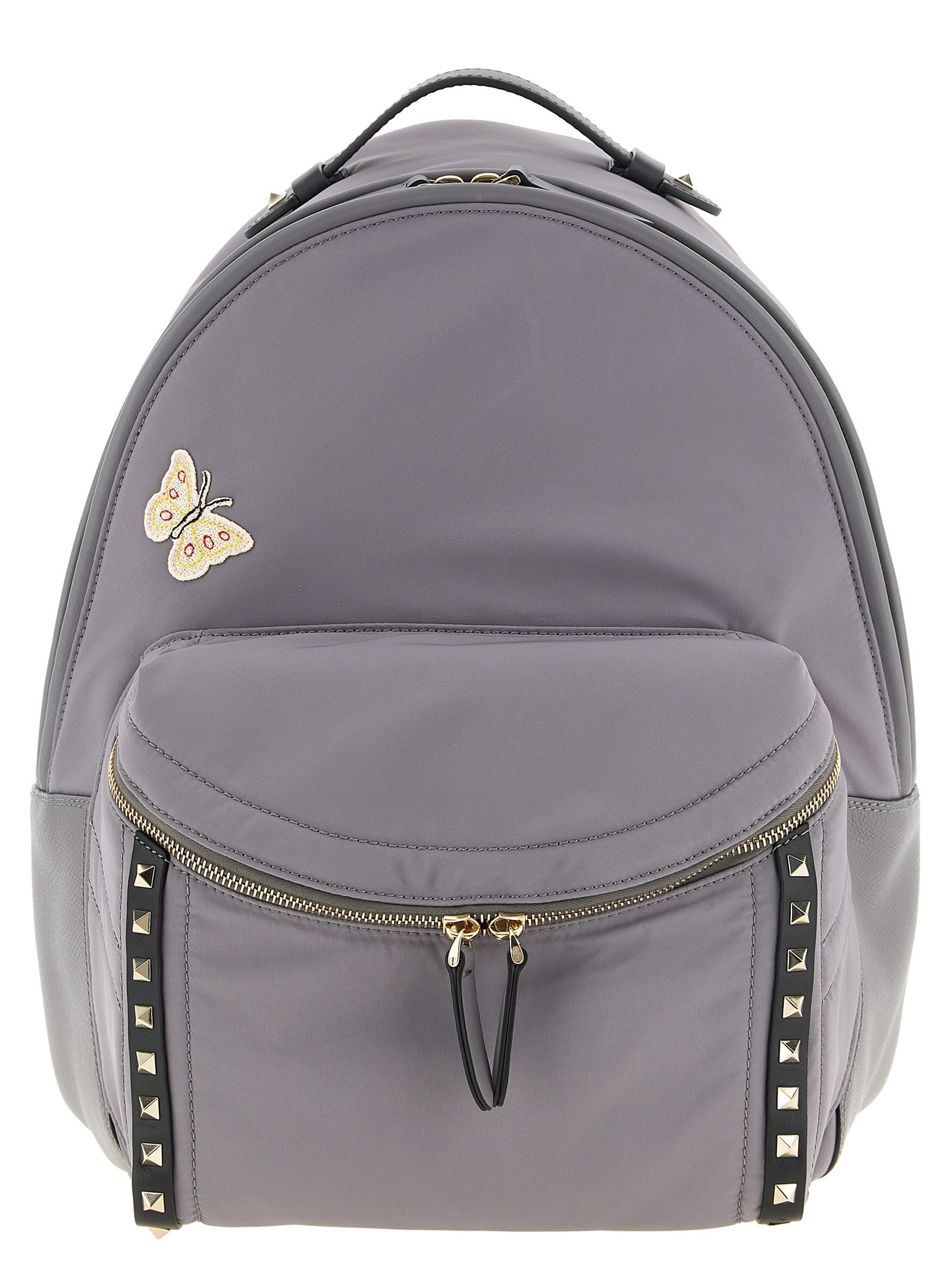 Valentino Garavani 'Stud Up' Grey Backpack