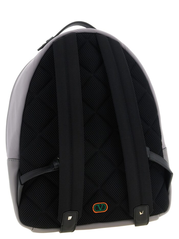 Valentino Garavani 'Stud Up' Grey Backpack
