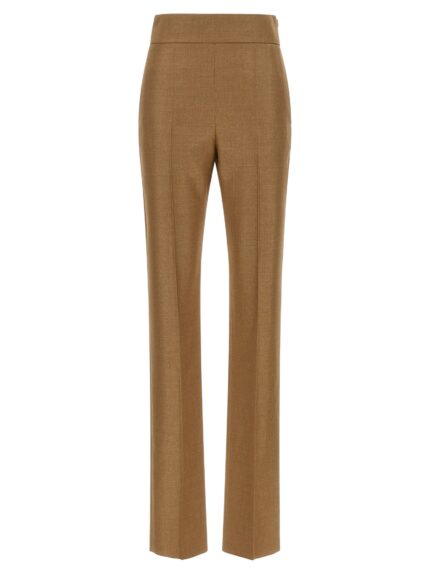 Valentino Garavani Textured Silk Wool Pants