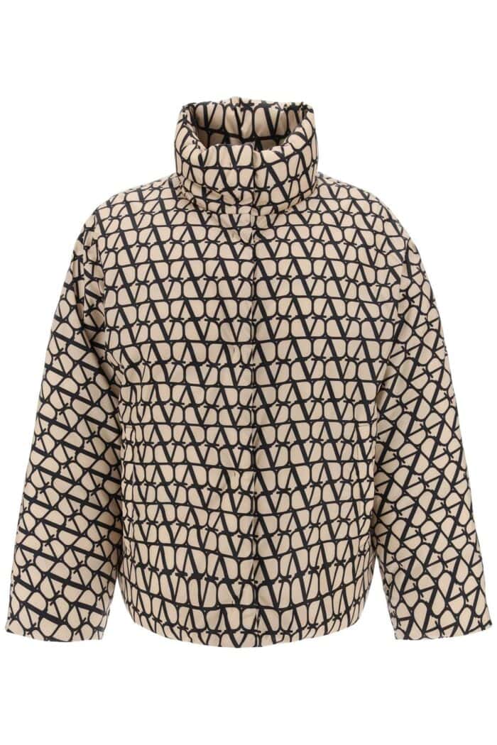 VALENTINO GARAVANI Toile Iconographe Oversized Puffer Jacket