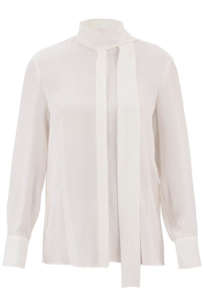 VALENTINO GARAVANI Toile Iconographe Shirt In Silk Jacquard