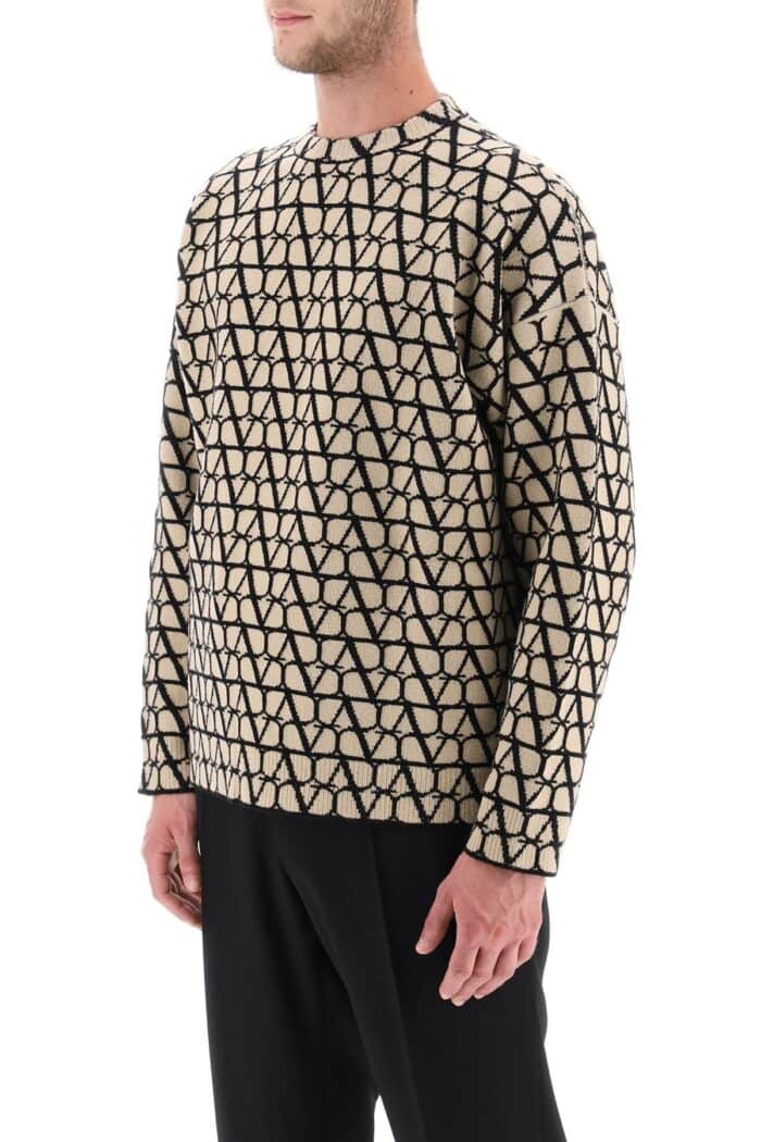 VALENTINO GARAVANI Toile Iconographe Wool Sweater