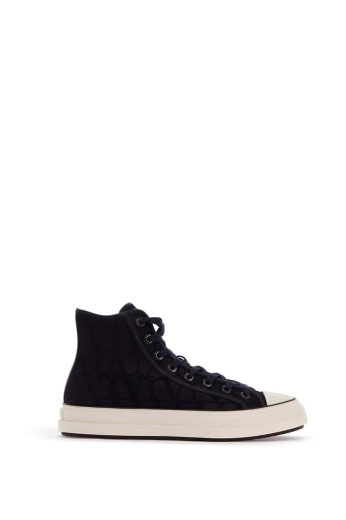 VALENTINO GARAVANI Totaloop Toile Iconographe High-top Sneakers