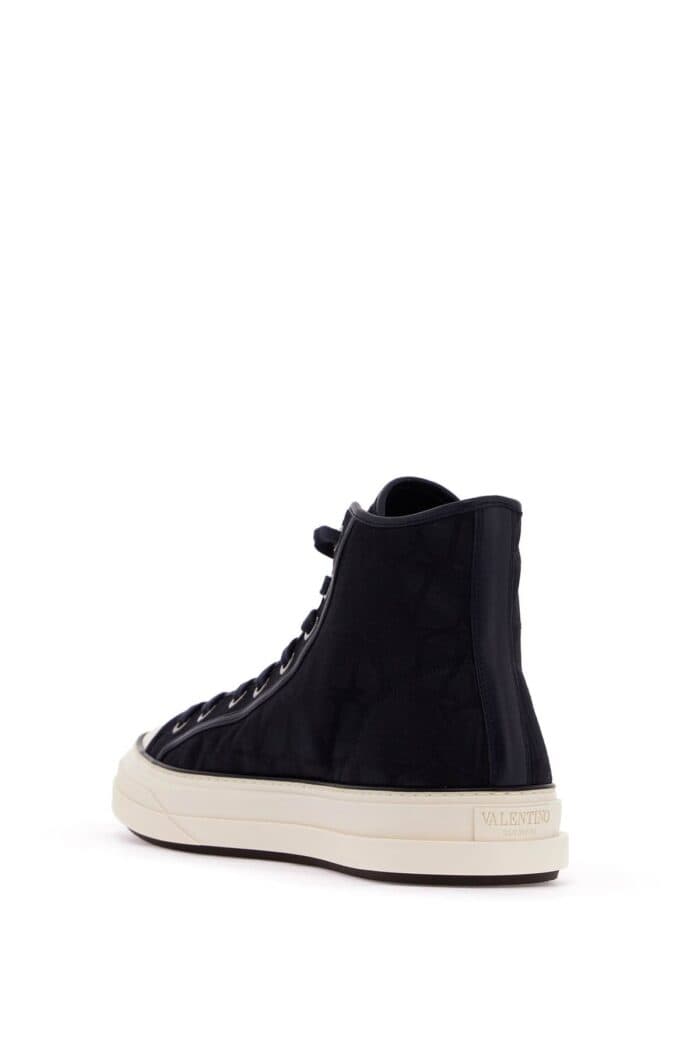 VALENTINO GARAVANI Totaloop Toile Iconographe High-top Sneakers