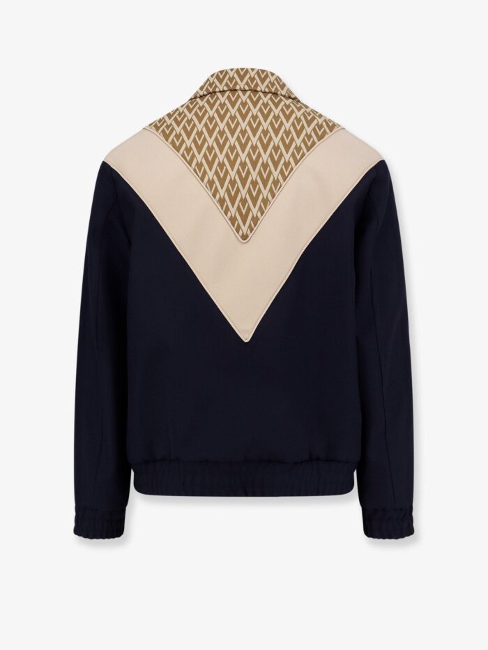 Valentino Garavani Toute La V Wool And Cotton Jacket