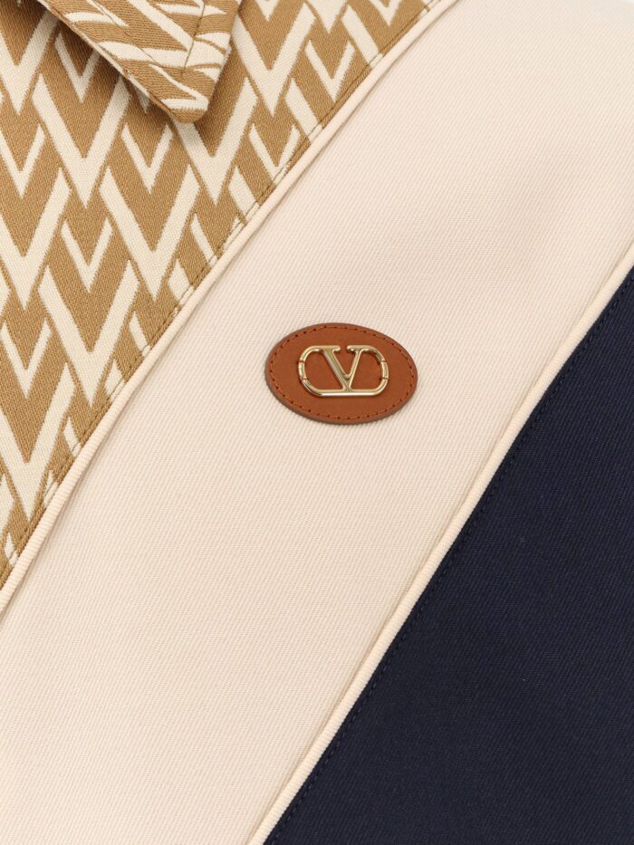 Valentino Garavani Toute La V Wool And Cotton Jacket