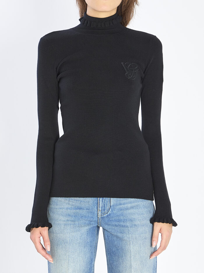 Valentino Garavani Turtleneck with ruffles