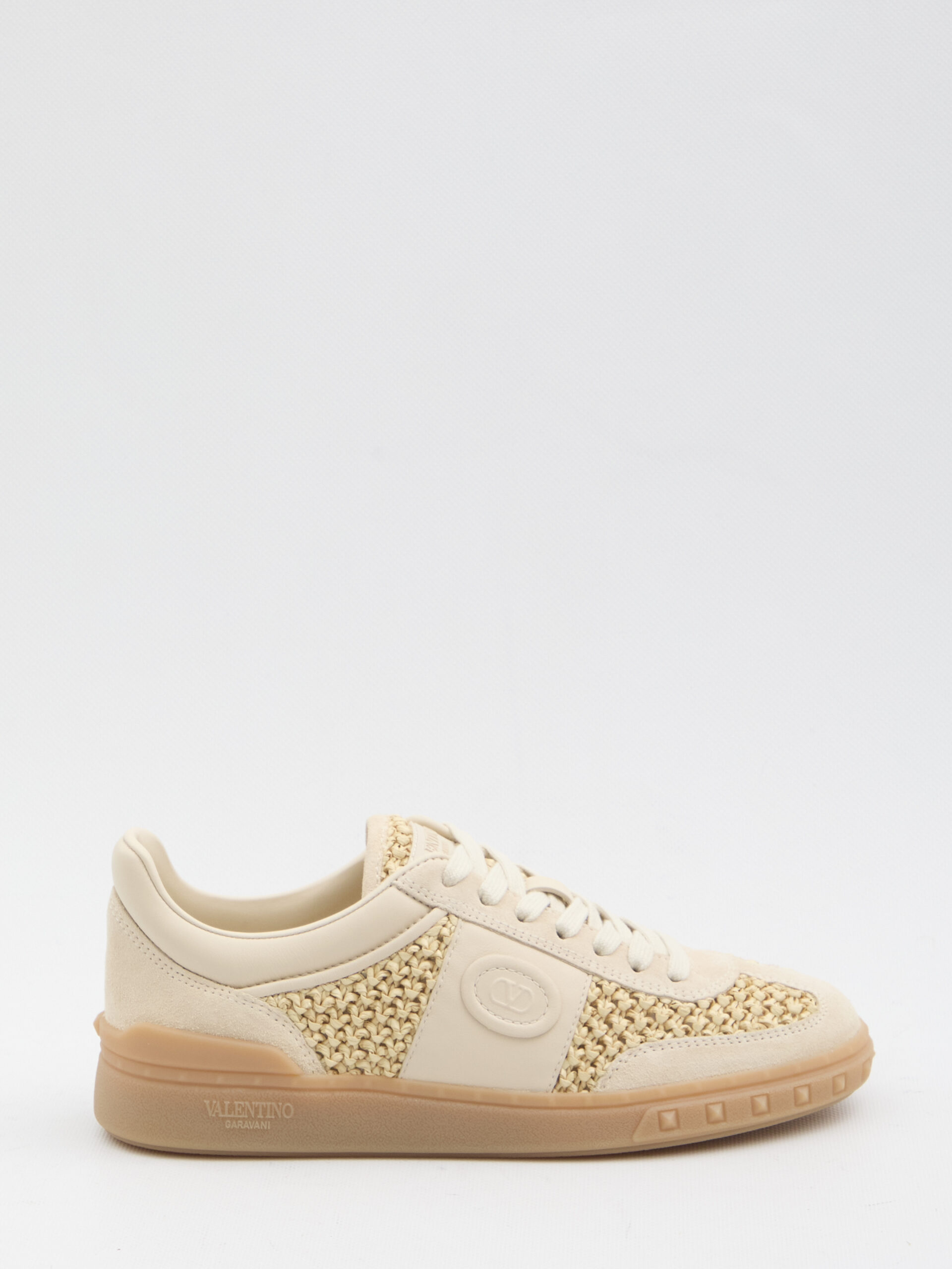Valentino Garavani Upvillage sneakers in woven raffia
