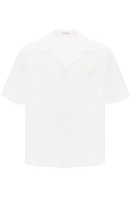 VALENTINO GARAVANI "v Detail Bowling Shirt With V-