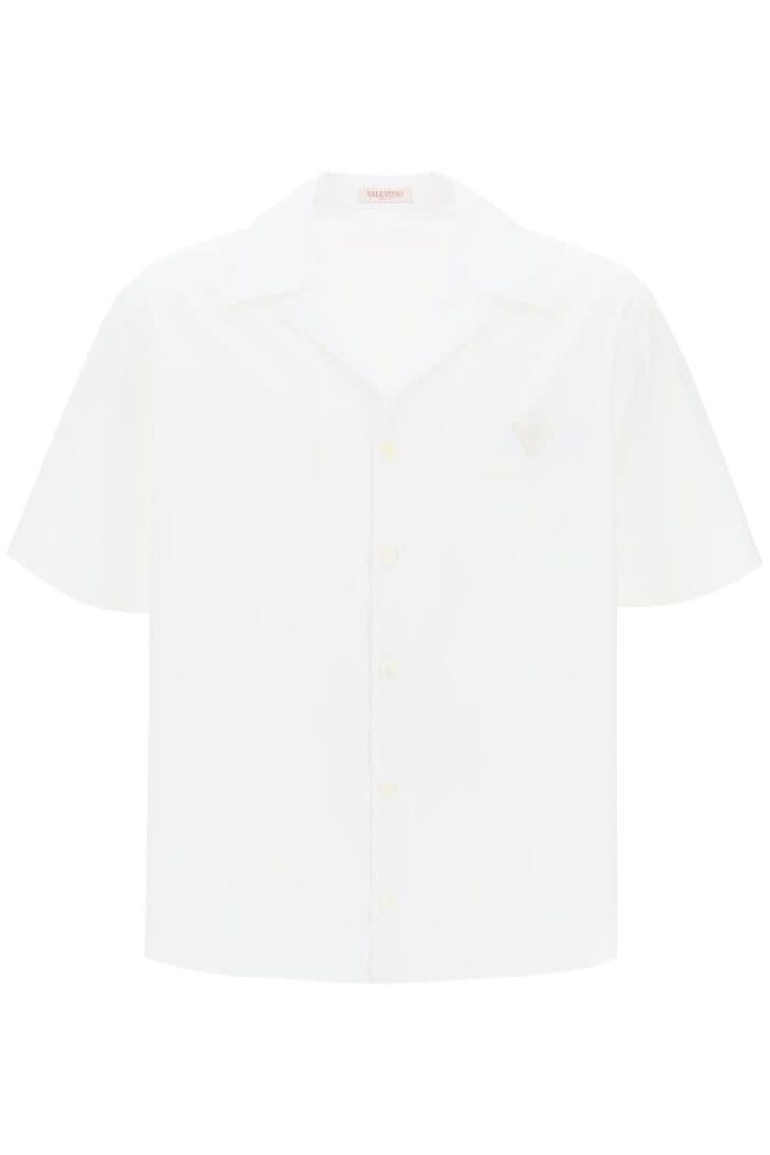 VALENTINO GARAVANI "v Detail Bowling Shirt With V-