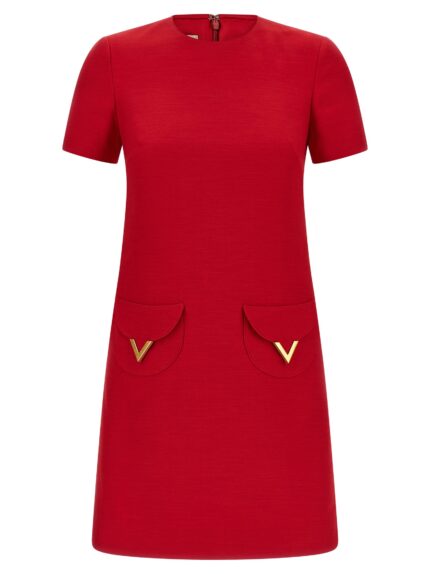 Valentino Garavani V Gold Dress