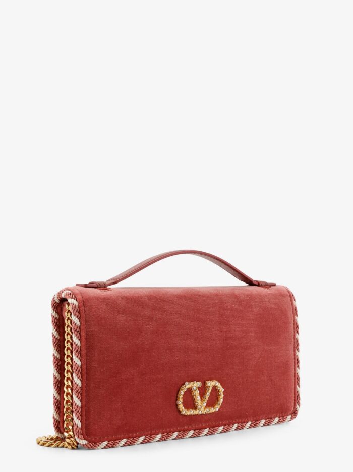 Valentino Garavani Velvet Bag/wallet With VLogo Signature Detail