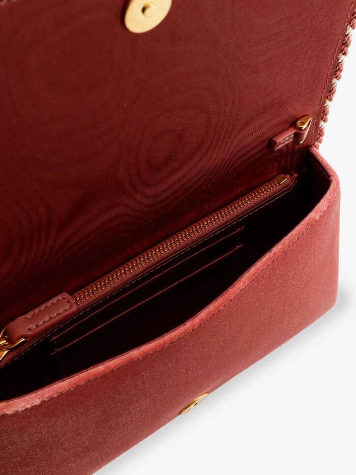 Valentino Garavani Velvet Bag/wallet With VLogo Signature Detail