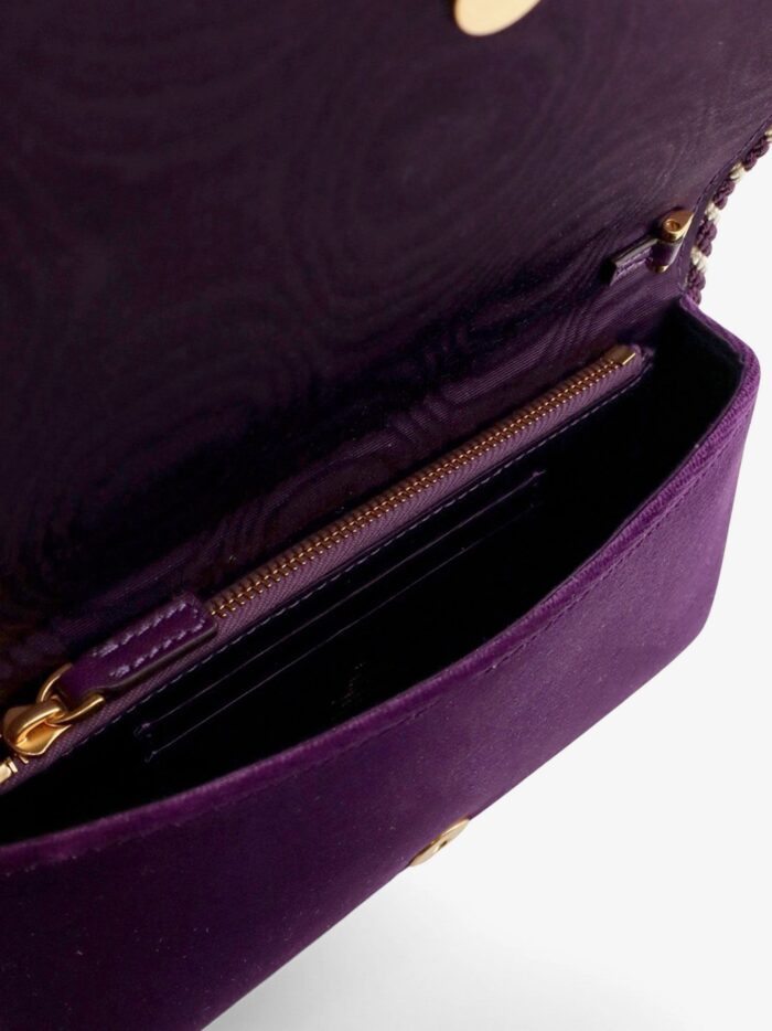 Valentino Garavani Velvet Bag/wallet With VLogo Signature Detail
