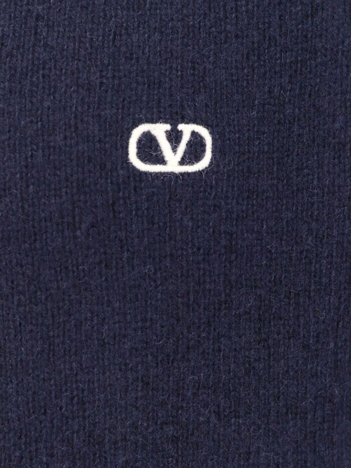 Valentino Garavani Virgin Wool Sweater With Vlogo Embroidery