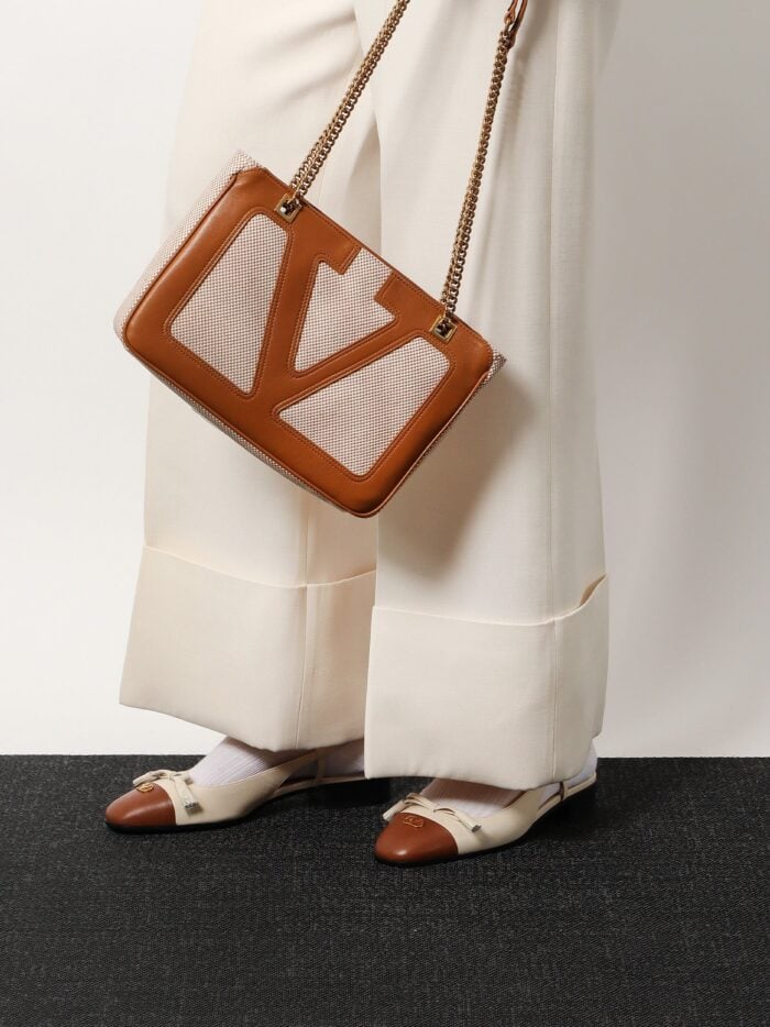 Valentino Garavani Viva Superstar Canvas Shoulder Bag