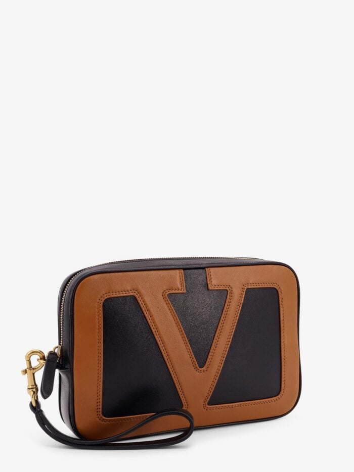Valentino Garavani Viva Superstar Leather Clutch