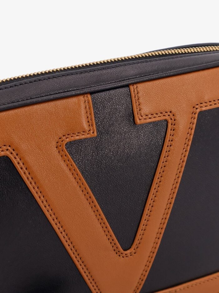 Valentino Garavani Viva Superstar Leather Clutch