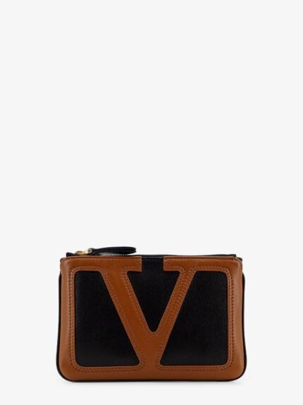 Valentino Garavani Viva Superstar Leather Clutch