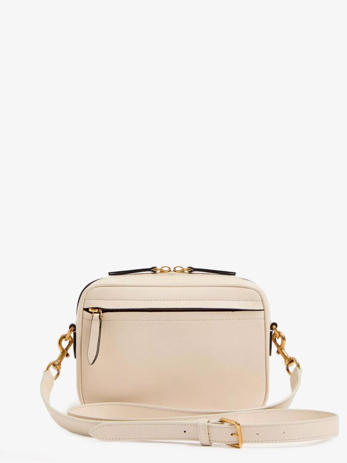 Valentino Garavani Viva Superstar Leather Shoulder Bag With Maxi VLogo Signature