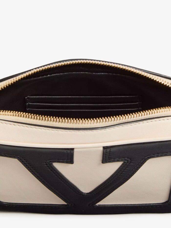 Valentino Garavani Viva Superstar Leather Shoulder Bag With Maxi VLogo Signature