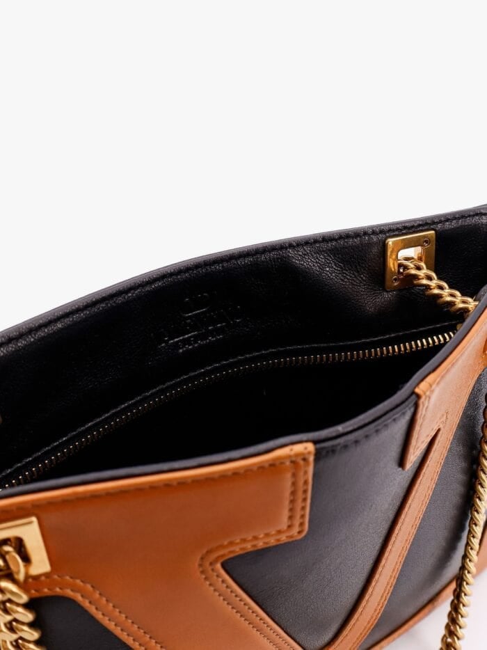 Valentino Garavani Viva Superstar Leather Shoulder Bag With Maxi Vlogo Signature On The Front