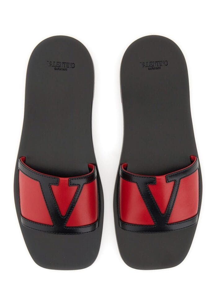 Valentino Garavani VIVA SUPERSTAR SLIDE SANDAL IN NAPPA LEATHER