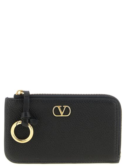 Valentino Garavani 'VLogo' Black Cardholder
