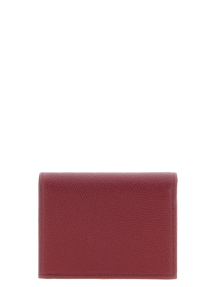 Valentino Garavani 'VLogo' Burgundy Wallet