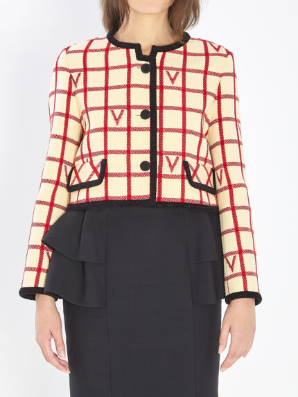Valentino Garavani VLogo Check jacket