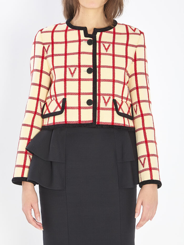 Valentino Garavani VLogo Check jacket