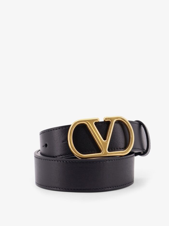 Valentino Garavani Vlogo Leather Belt