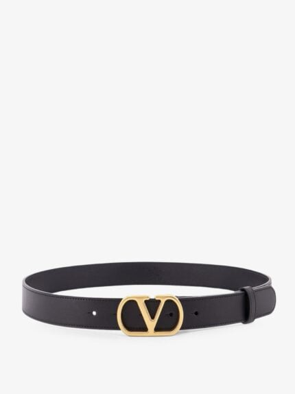 Valentino Garavani Vlogo Leather Belt